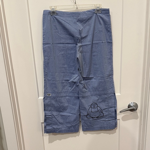 Casual Blue Capris for Women - Picture 2 of 2